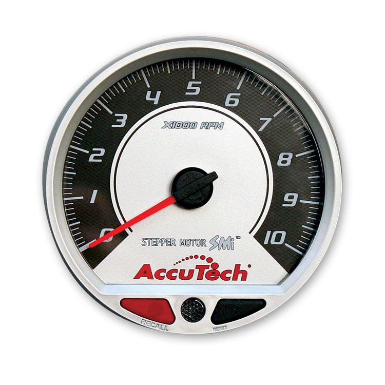 Longacre SMI Stepper Motor Tach 4.5 Inch Silver
