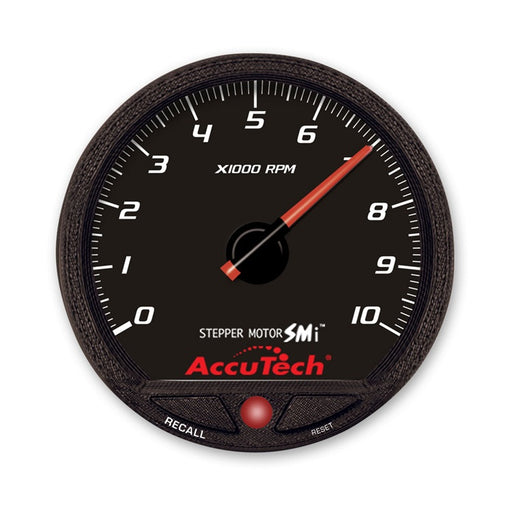 Longacre SMI Stepper Motor Tach 4.5 Inch Black