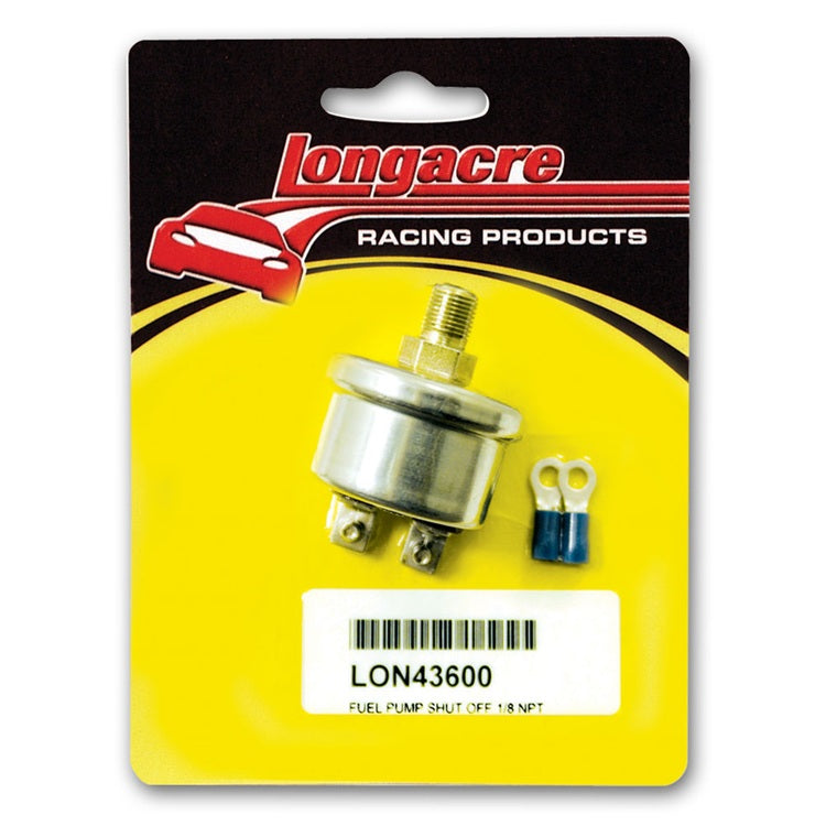 Longacre Fuel Pump Shut Off 1/8 Inch NPT