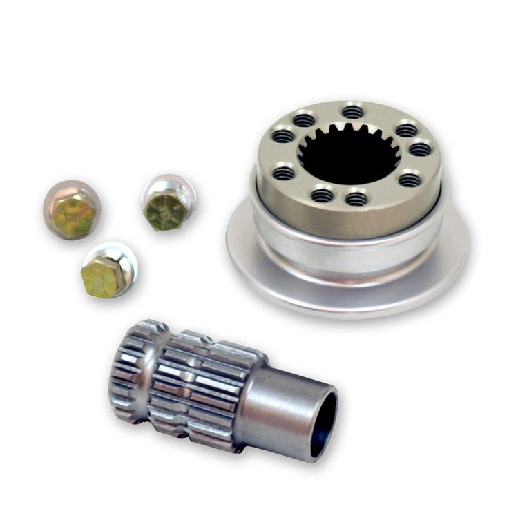 Longacre Splined Aluminum QD Steering Hub Fits 5/8 Inch & 3/4 Inch Shaft
