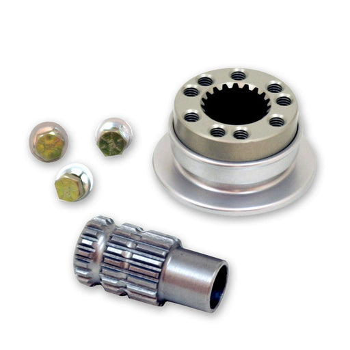 Longacre Splined Aluminum QD Steering Hub Fits 5/8 Inch & 3/4 Inch Shaft