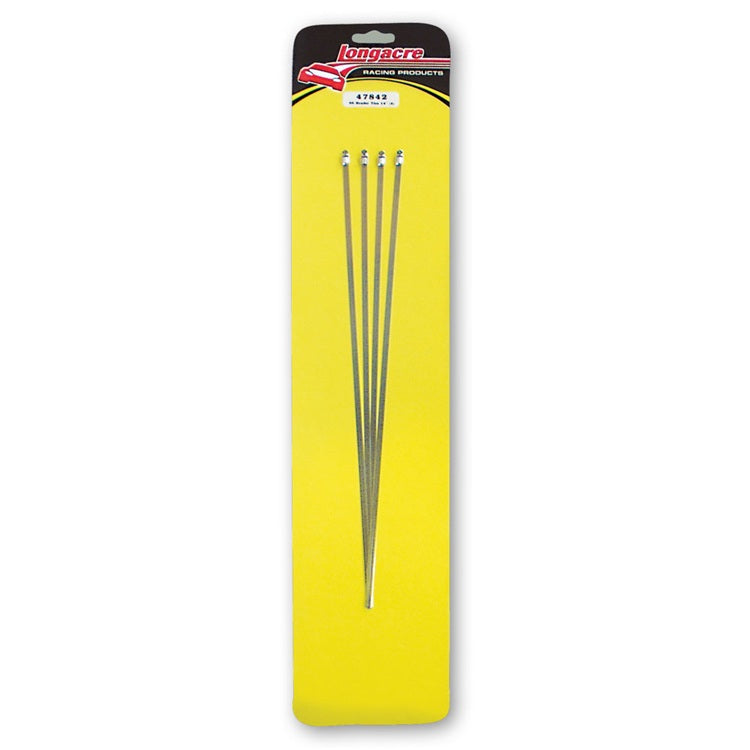 Longacre 14 Inch Stainless Header Wrap Ties (4)