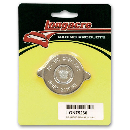 Longacre Radiator Cap 22lb-24lb Non Lever