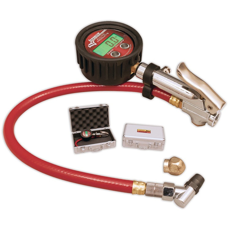 Longacre QF Dig TPG 0-60 PSI w/Angle & Ball Chuck w/Case ~New~