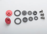 Bell Racing SV (SE03/SE05) PIVOT KIT & SCREWS BLACK HELMET PART Red