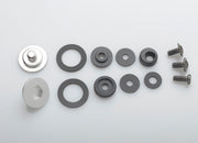 Bell Racing SV (SE03/SE05) PIVOT KIT & SCREWS BLACK HELMET PART Silver