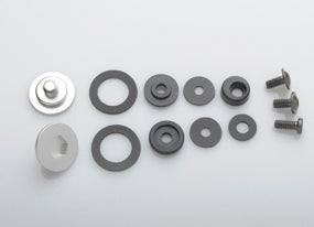 Bell Racing SV (SE03/SE05) PIVOT KIT & SCREWS BLACK HELMET PART Silver