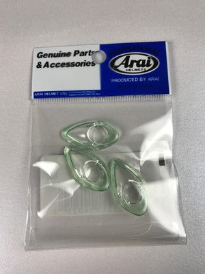 Arai GP-6 PED TEAR-DROP INTAKE VENT SET (3) CLEAR