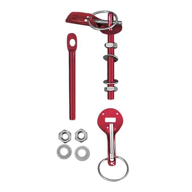OMP PAIRS BONNET PINS RED (Old Part Number EB/492/R)