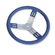 Longacre 15 Inch Aluminum Steering Wheel Blue Smooth