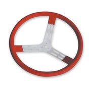 Longacre 15 Inch Aluminum Steering Wheel Red Smooth