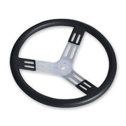 Longacre 15 Inch Aluminum Steering Wheel Black Bump