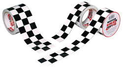 ISC Racers Tape 2" x 45' Checkerboard Tape