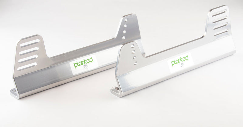 Planted Aluminum Offset Universal Side Mount - Grey