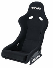 Recaro Pole Position N.G. Seat - Velour Black Bolster, Velour Black Insert, White Logo, 4/5/6 Point Belt