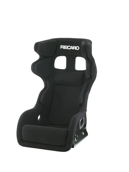 Recaro P1300 GT Seat - Velour Black Bolster, Velour Black Insert, White Logo, 4/5/6 Point Belt *INCLUDES 7308864 Flexible Adapter 91300GT