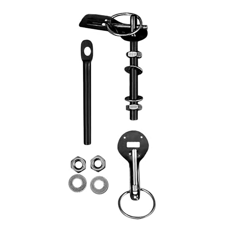 OMP PAIRS BONNET PINS BLACK (Old Part Number EB/492/N)