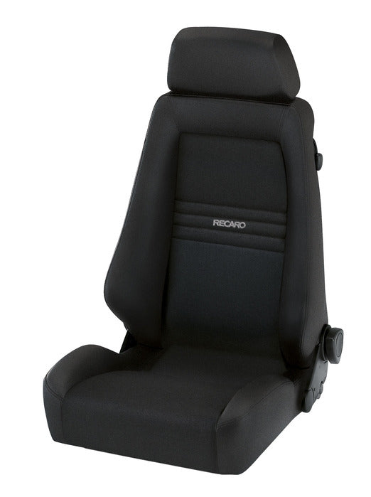 Recaro Specialist S Seat -Driver/Passenger Side, Black Nardo Bolster, Black Nardo Insert, Silver Logo, 3 Point Belt
