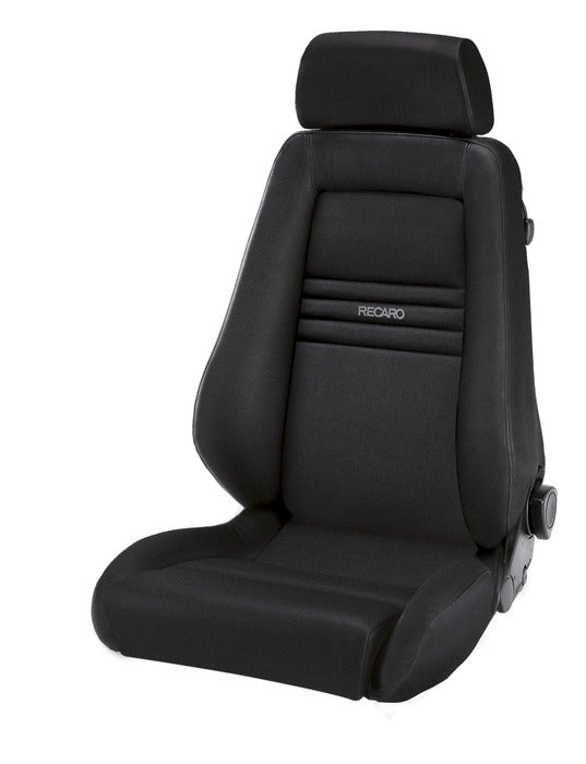 Recaro Specialist M Seat -Driver/Passenger Side, Black Nardo Bolster, Black Nardo Insert, Silver Logo, 3 Point Belt