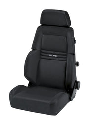 Recaro Expert S Seat -Driver/Passenger Side, Black Nardo Bolster, Black Nardo Insert, Silver Logo, 3 Point Belt