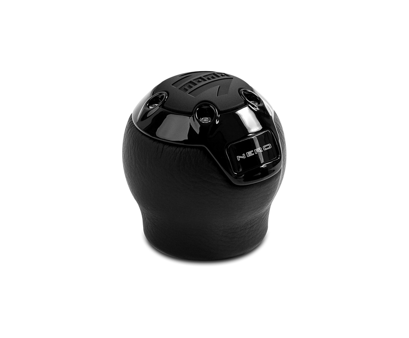 MOMO NERO SHIFT KNOB - LEATHER - REVERSE LIFT
