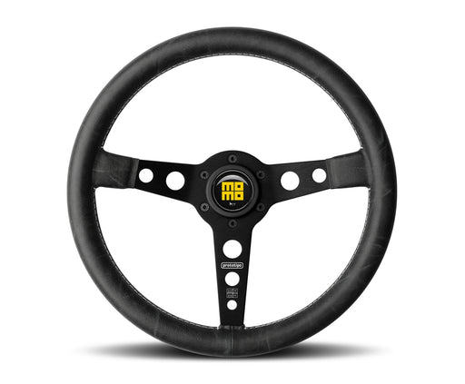 MOMO PROTOTIPO HERITAGE STEERING WHEEL - DISTRESSED LEATHER / BLACK  - 350MM