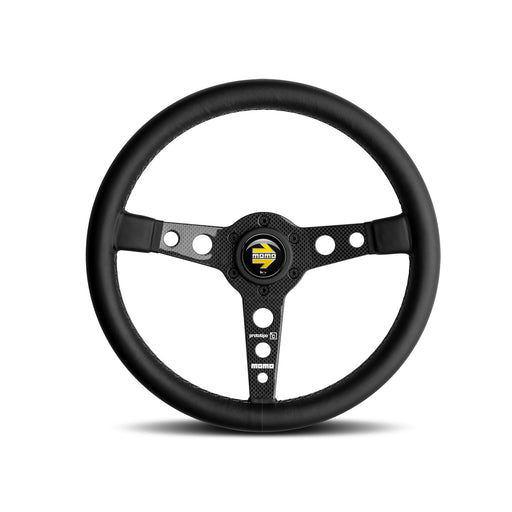 MOMO PROTOTIPO CARBON STEERING WHEEL - LEATHER / CARBON SPOKE - 350MM