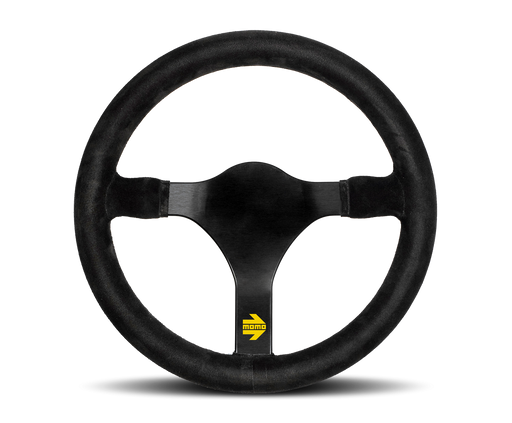 MOMO MOD 31 STEERING WHEEL - BLACK SUEDE - 340MM