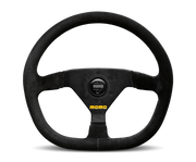 MOMO MOD 88 STEERING WHEEL - BLACK SUEDE - 320MM