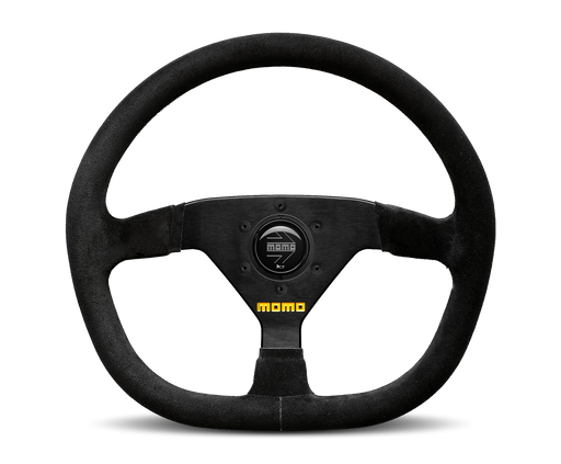 MOMO MOD 88 STEERING WHEEL - BLACK SUEDE - 350MM