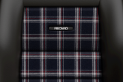 Recaro Classic LX Seat - Leather black/classic checkered fabric