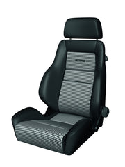 Recaro Classic LS Seat - Leather black/Pepita fabric