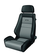Recaro Classic LX Seat - Leather black/Pepita fabric