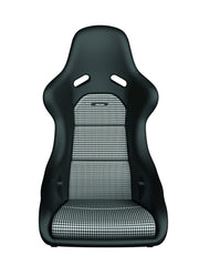 Recaro Classic Pole Position ABE - Leather black/Pepita fabric