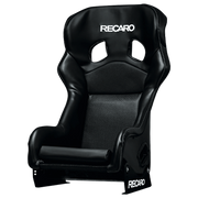  Recaro Pro Racer XL ORV Seat - Vinyl Black Bolster, Vinyl Black Insert, White Logo, 4/5/6 Point Belt 