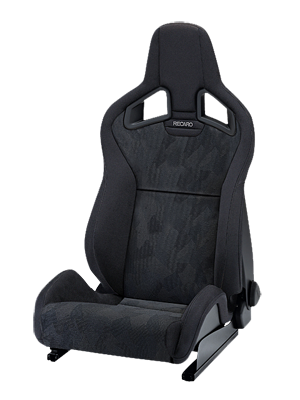 Recaro Sportster CS -Nardo Black Bolster, Artista Black Insert, Grey Logo, 3 Point Belt