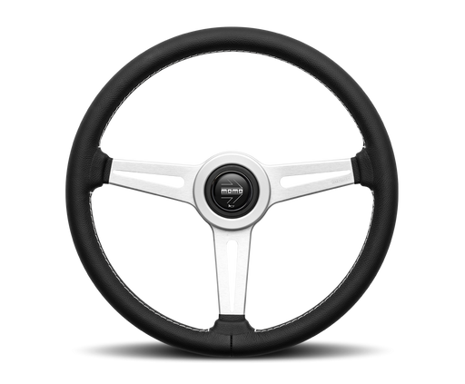 MOMO RETRO STEERING WHEEL - LEATHER - 360MM