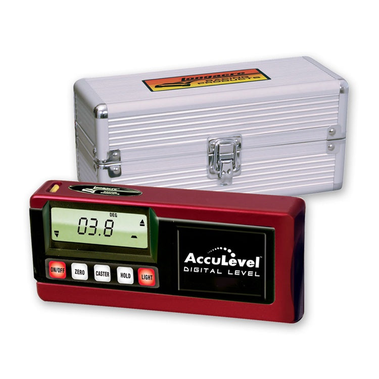 Longacre Dig AccuLevel Caster Camber Gauge Less Adapter w/Case