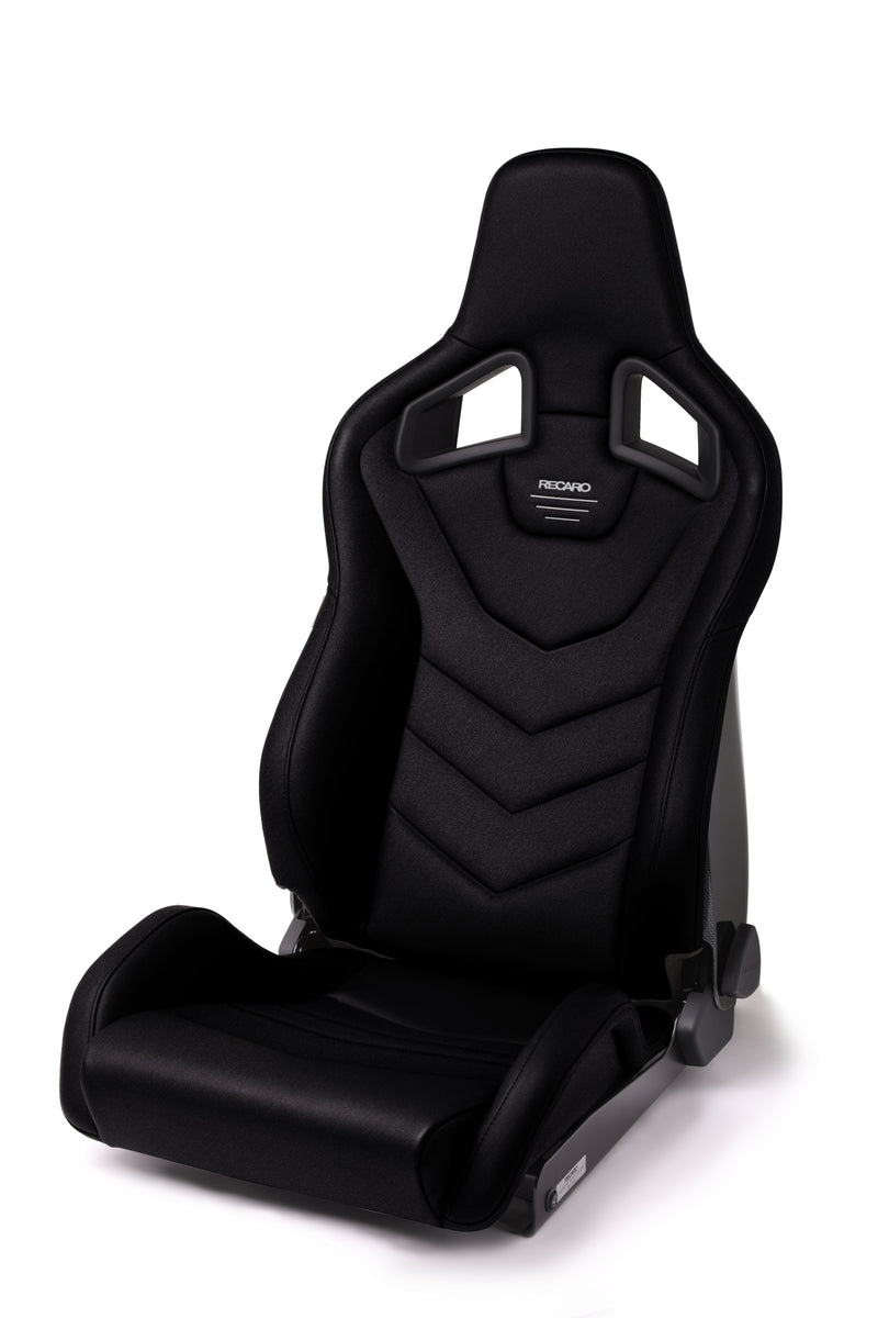 Recaro Sportster GT -Nardo Black Bolster, Nardo Black Insert, Silver Logo, 3 Point Belt