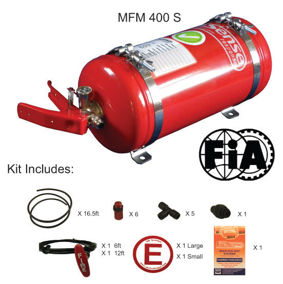 SPA Technique 4L Mechanical Steel Multi-Flo AFFF System FIA Homologated