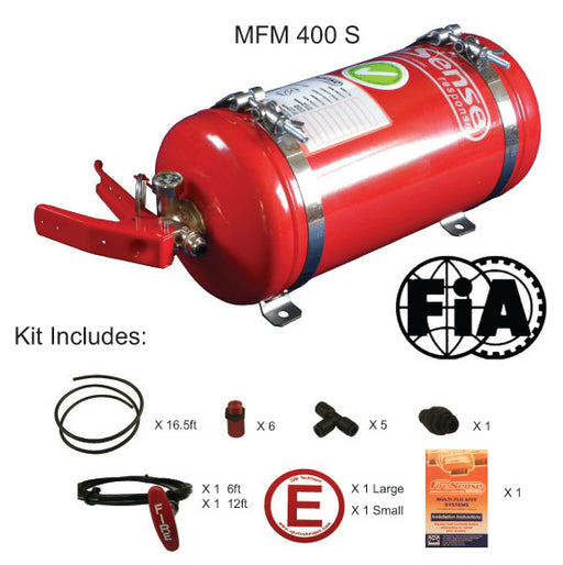 SPA Technique 4L Mechanical Steel Multi-Flo AFFF System FIA Homologated