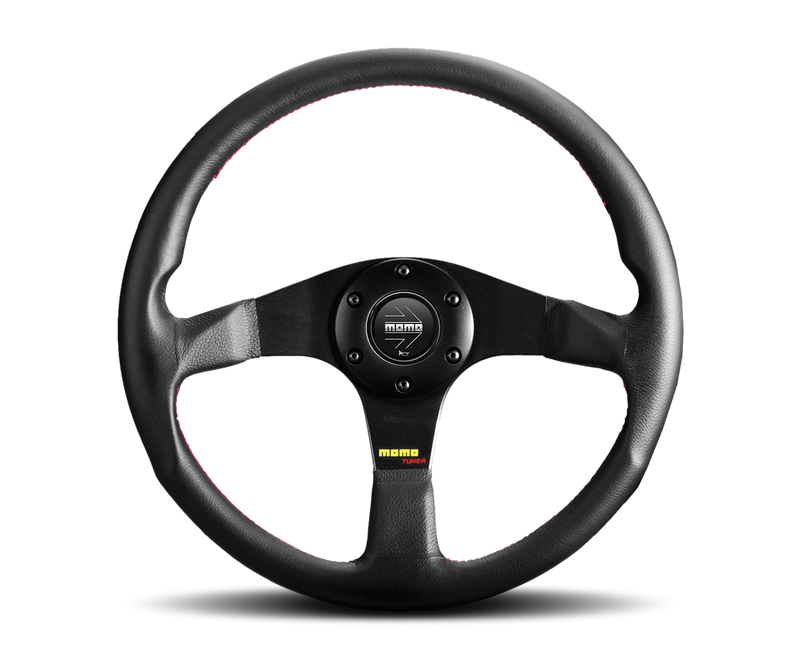 MOMO TUNER STEERING WHEEL - LEATHER - 350MM