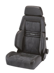 Recaro Expert S Seat -Driver/Passenger Side, Grey Nardo Bolster, Grey Artista Insert, Black Logo, 3 Point Belt