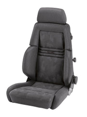 Recaro Expert M Seat -Driver/Passenger Side, Grey Nardo Bolster, Grey Artista Insert, Black Logo, 3 Point Belt