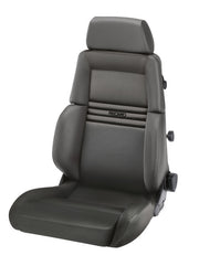 Recaro Expert M Seat -Driver/Passenger Side, Leather Medium Grey Bolster, Leather Medium Grey Insert, Black Logo, 3 Point Belt