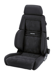 Recaro Expert M Seat -Driver/Passenger Side, Black Nardo Bolster, Black Artista Insert, Silver Logo, 3 Point Belt