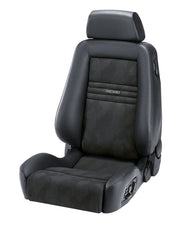 Recaro Ergomed ES Seat - Leather Black Bolster, Artista Black Insert, Grey Logo, 3 Point Belt