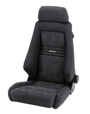 Recaro Specialist M Seat -Driver/Passenger Side, Black Nardo Bolster, Black Artista Insert, Silver Logo, 3 Point Belt