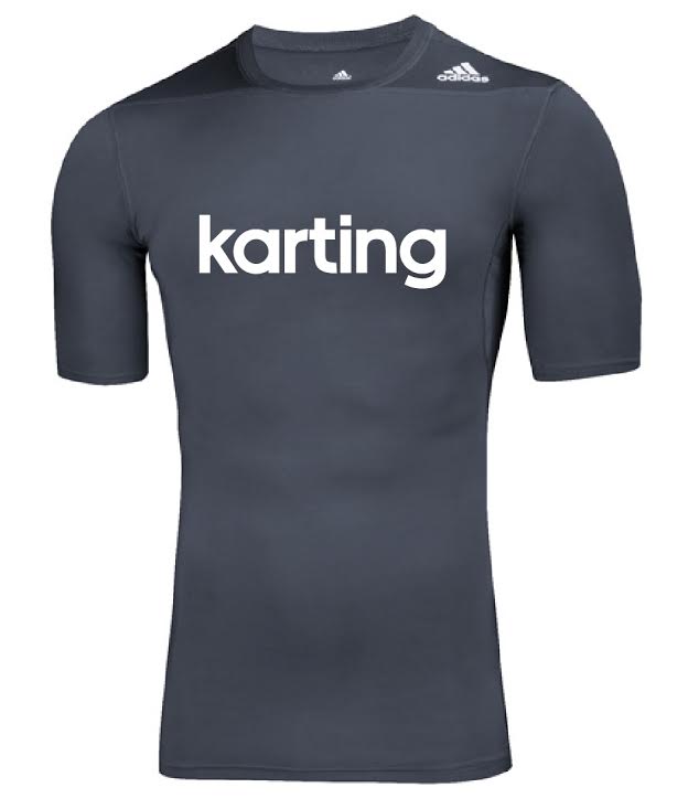 Adidas Techfit Kart SS Top - Grey