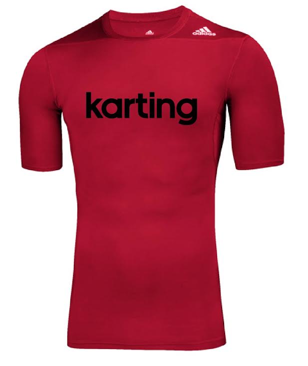 Adidas Techfit Kart SS Top - Red
